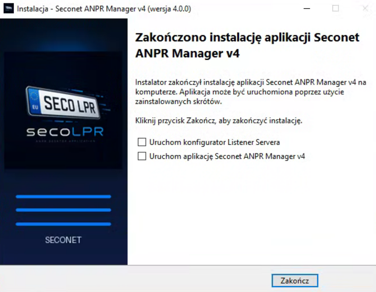 secoLPR Windows installer