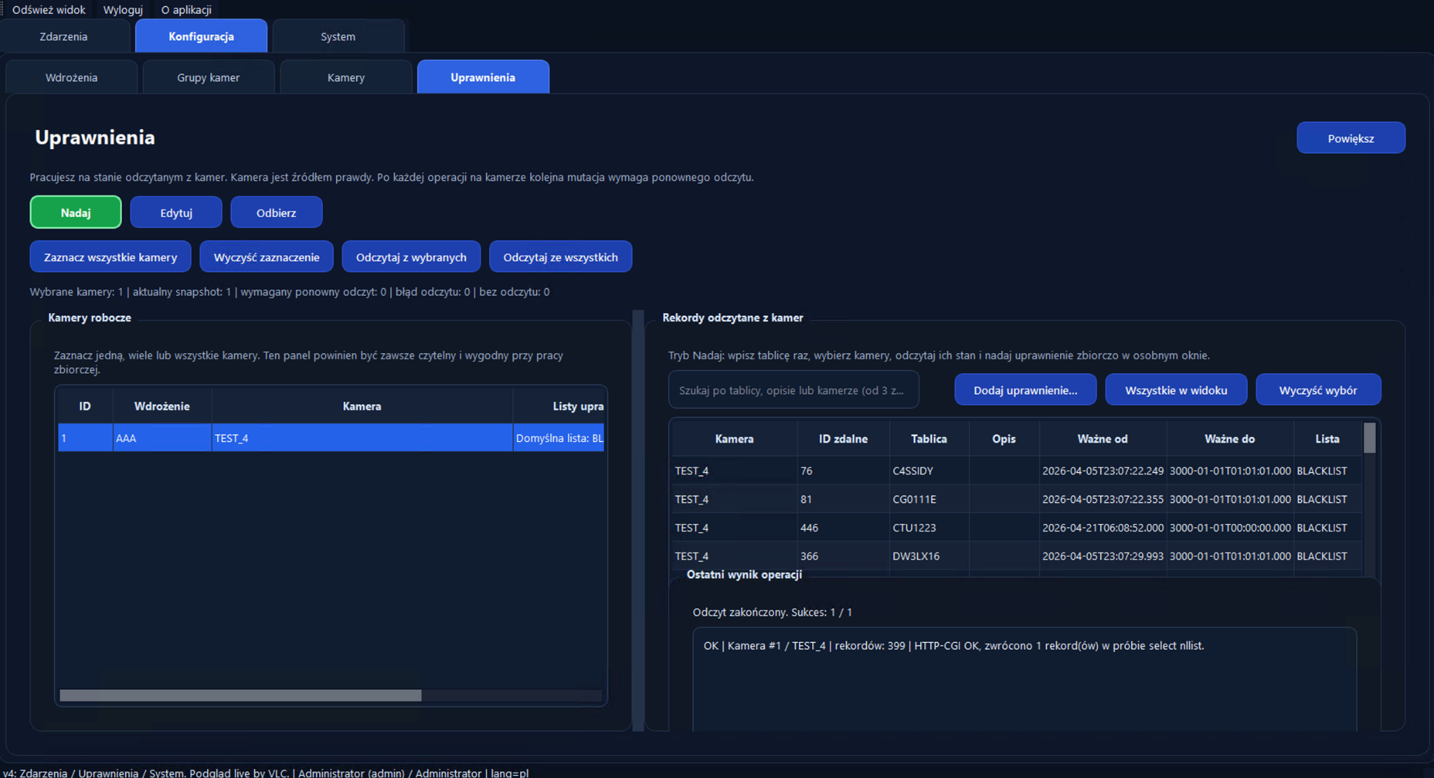 secoLPR vehicle access permission management